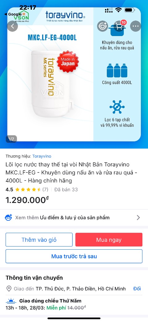 Giao hàng sai bét 😡 mua loại lọc 4000L
Giao loại 2000 L- bậy bạ hết sức