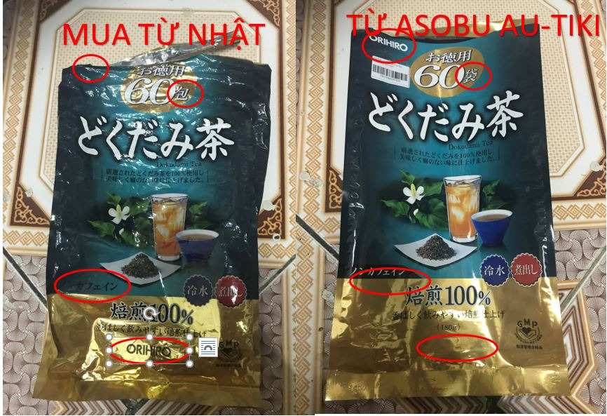 Mình đã nhờ bạn mua sản phẩm này từ bên Nhật. 
Dùng thấy ok nên mình mới lên tiki mua để mua dùng tiếp.
Nhưng khi nhận hàng, mình kiểm tra thấy bao bì, mùi vị, chất trà bên trong hoàn toàn khác với gói mình mua từ Nhật.
Thật thất vọng!! 
Mình nghi ngờ đây là sản phẩm nhái, kém chất lượng.
Mong nhận được phản hồi thỏa đáng từ shop Asobu AU cũng như từ Tiki về vấn đề này.