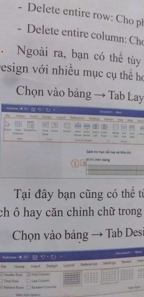 Nội dung sách giống với giao diện của word, dành cho những bạn chưa có máy tính riêng. Xem sách và thực hành với máy.