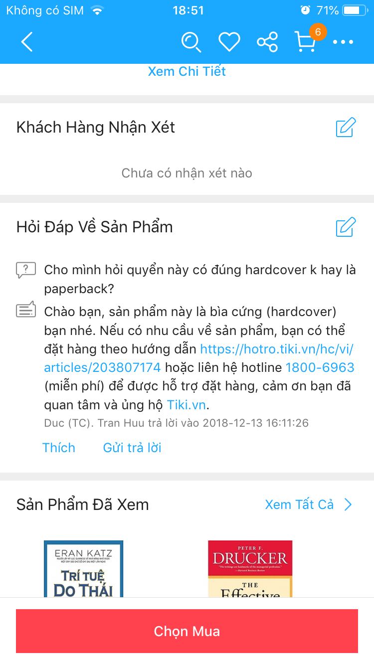 Thông tin mô tả ghi là bản hardcover, nhưng sách được giao là paperback
Bìa sách bị cong, nhiều vết xước như sách đã qua sử dụng
Đề nghị các bạn đổi lại sách cho mình