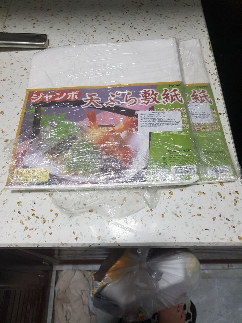 Giấy hút dầu tương đối tốt. Sản phẩm đóng bọc kĩ càng cẩn thận.