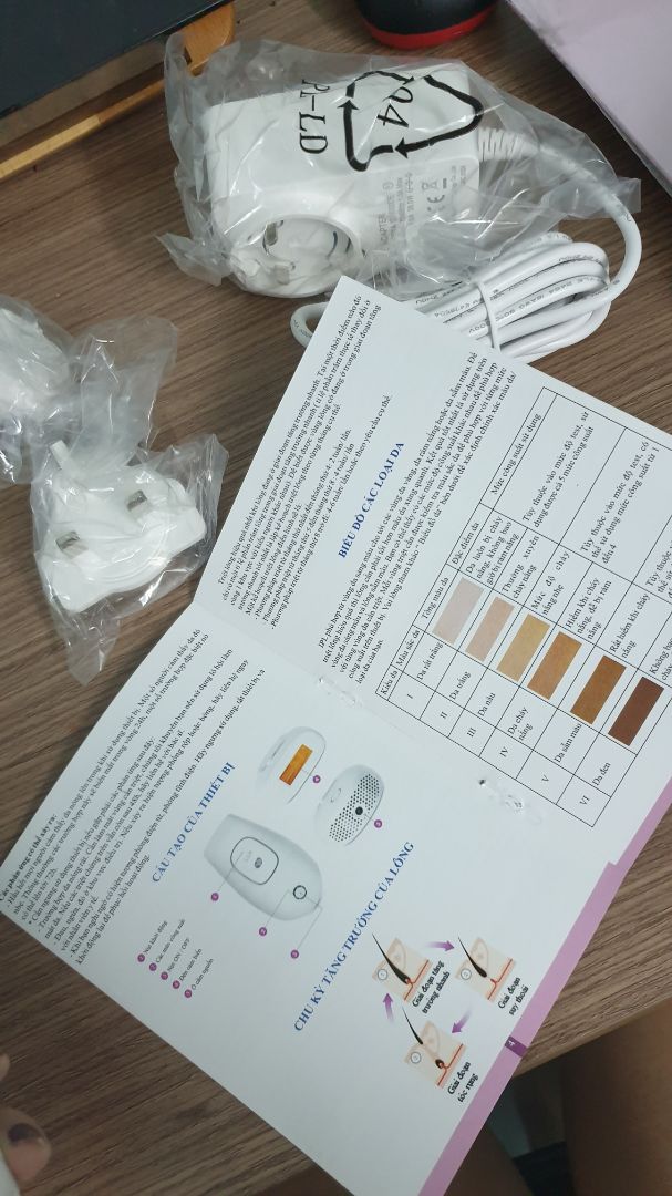 Hàng y hình. Đầy đủ tem nhãn, phụ kiện và sách hướng dẫn. Có hiệu quả ngay từ lần đầu sử dụng. Lông rụng và thưa dần. Bạn nào có nhu cầu mua, có thể yên tâm mua hàng nha. Cám ơn shop!......