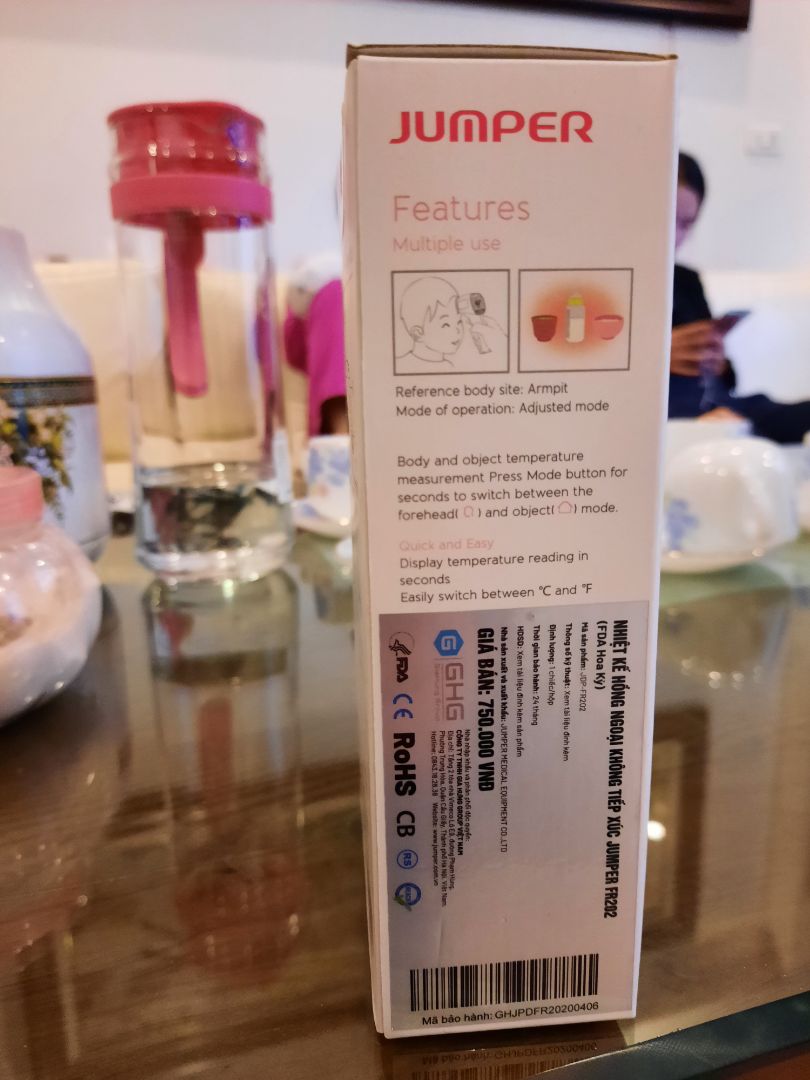 tiki gói hàng cẩn thận. nhiệt kế hoàn thiện rất tốt, khôn. đo cực nhạy. đo cả thân nhiệt và đồ vật