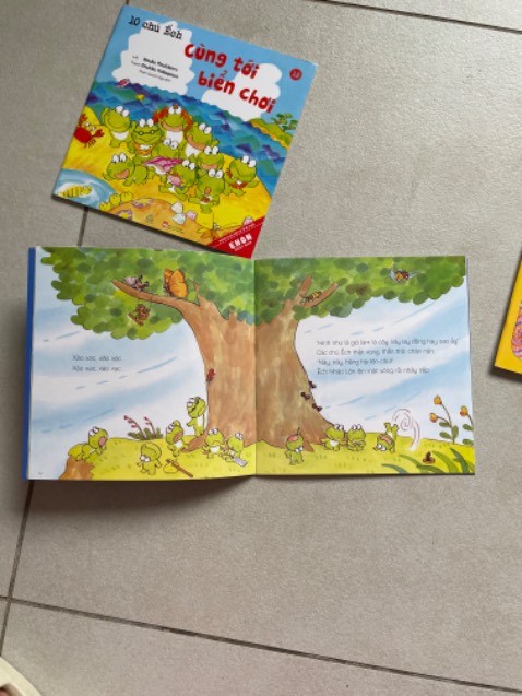 Bộ sách 10 chú ếch này quá ổn, rất dễ thương