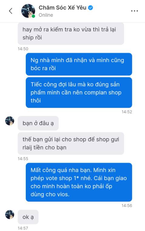 Cố tình Giao sai sản phẩm. Tiki không có chính sách đổi trả hàng. Mn cân nhắc khi mua hàng của người bán này.