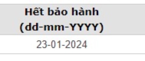 Sản phẩm chỉ còn 1 tháng bảo hành, bán nhưng bán hàng sắp trôi bảo hành cho khách