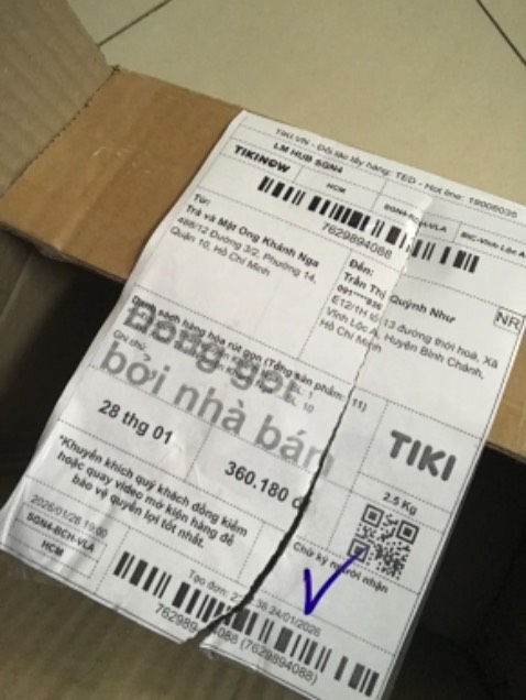 Đặt 1,5kg giao 1,2kg. giao thiếu hàng nhắn tin thì không trả lời. Tin tưởng vì đã mua nhiều lần, làm ăn như vậy hả shop mất uy tín quá