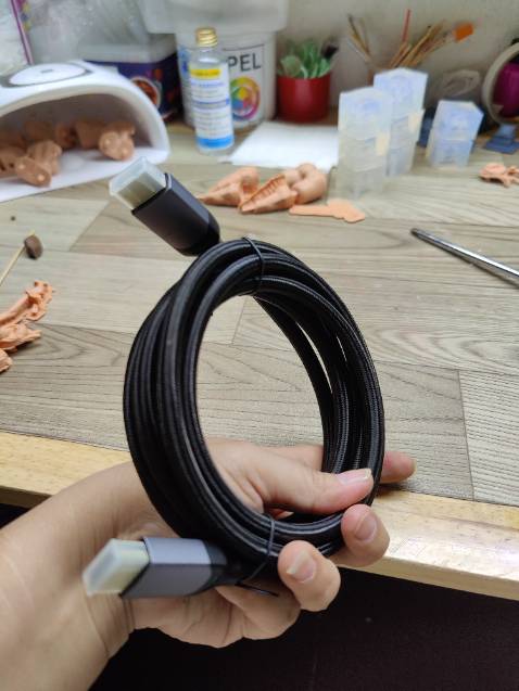 Chưa *** thử chưa biết, nhưng giao hàng nhanh, cáp nhìn chắt chắn, cầm nặng tay. Cho shop 5 sao luôn