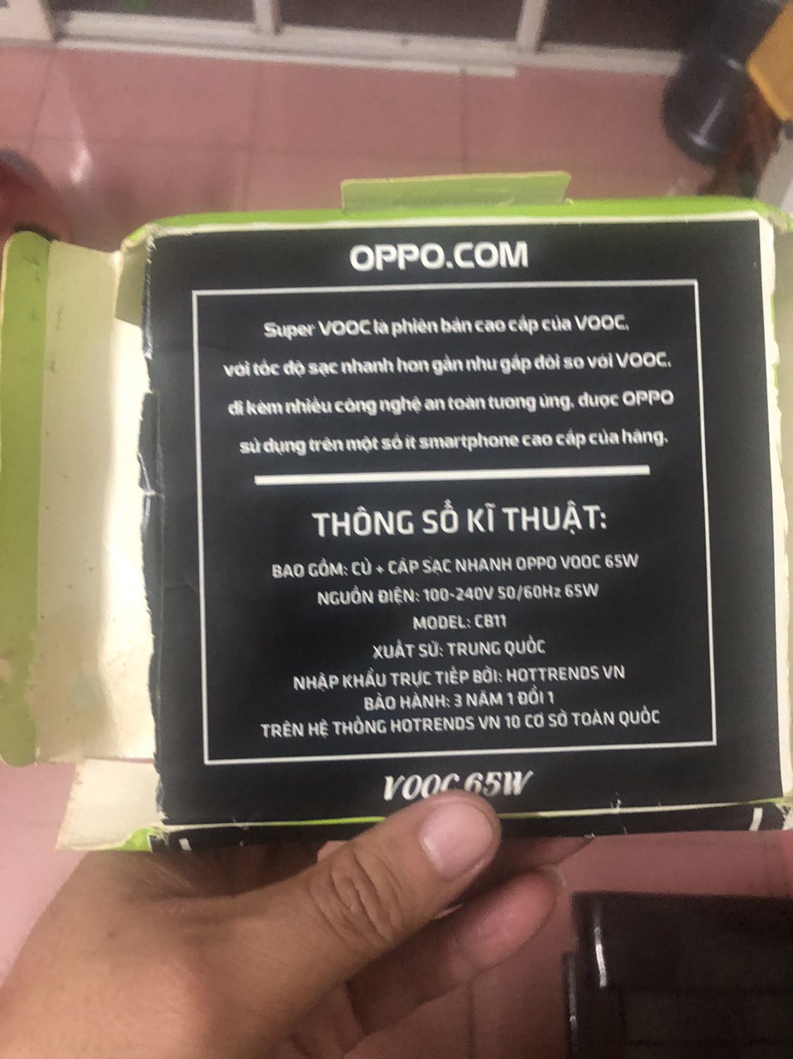 Hàng bán thì ghi Baseus sp lại là loại khá. Sp nhận đc lại la ôppo. Như hàng gia công