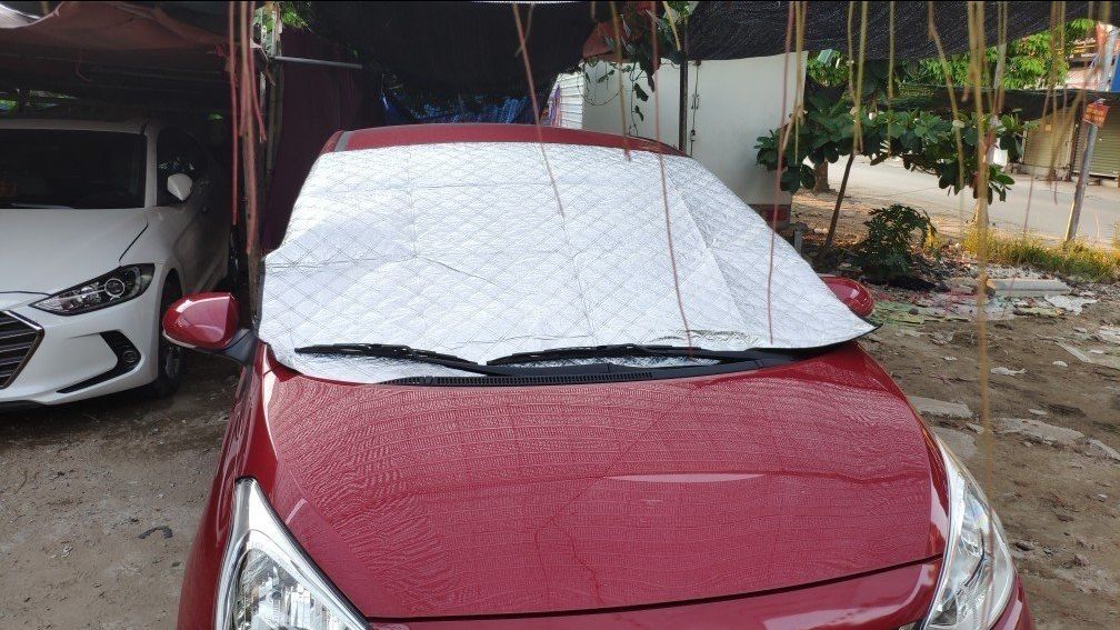 Giao hàng nhanh, sản phẩm đẹp giống như hình ảnh mô tả. Sản phẩm tốt hơn mình nghĩ. Độ dày vừa phải, chưa dùng nên không biết chất lượng cách nắng như thế nào. Sản phẩm tiện lợi dễ dàng gắp lại bỏ vào túi