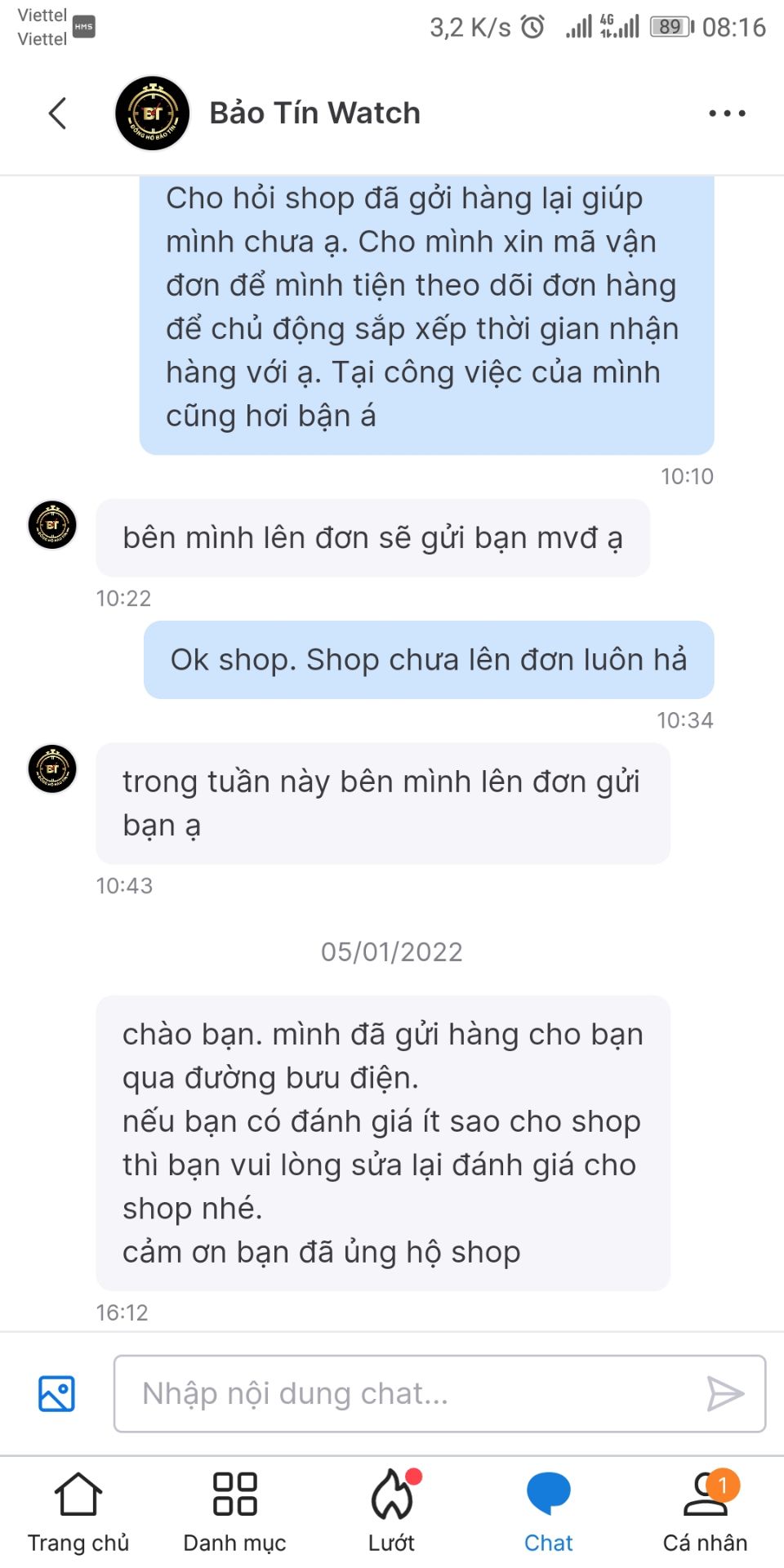 nhà bán hàng gởi hàng lỗi không xài được. khi gởi hàng về lại cho shop nhờ đổi trả. shop nhận hàng từ ngày 1 tháng 1 đến nay 10 ngày rồi vẫn không gởi hàng đổi. nhắn tin thì shop trả lời qua loa và im lặng không phản hồi tin nhắn. ko đổi hàng cũng không thèm hoàn tiền. shop này làm ăn mất uy tín