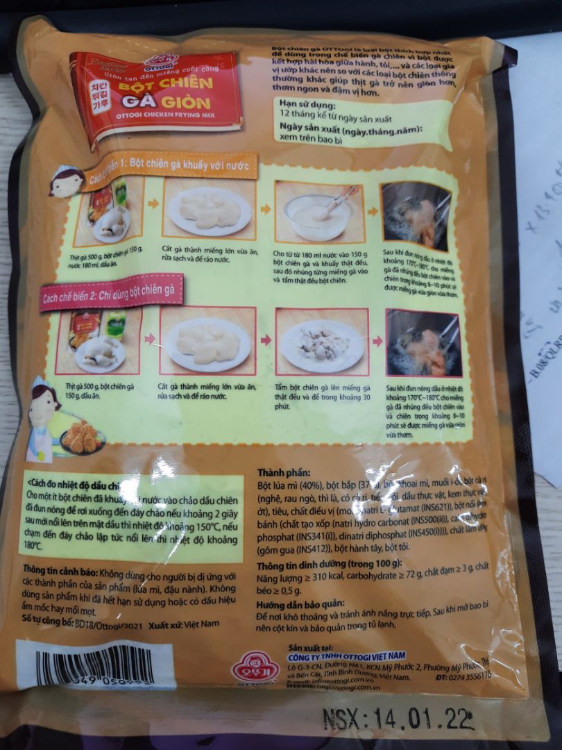 Do không mất ship nên mình mua dùng thử 1 gói. Hi vọng là ngon giòn ạ