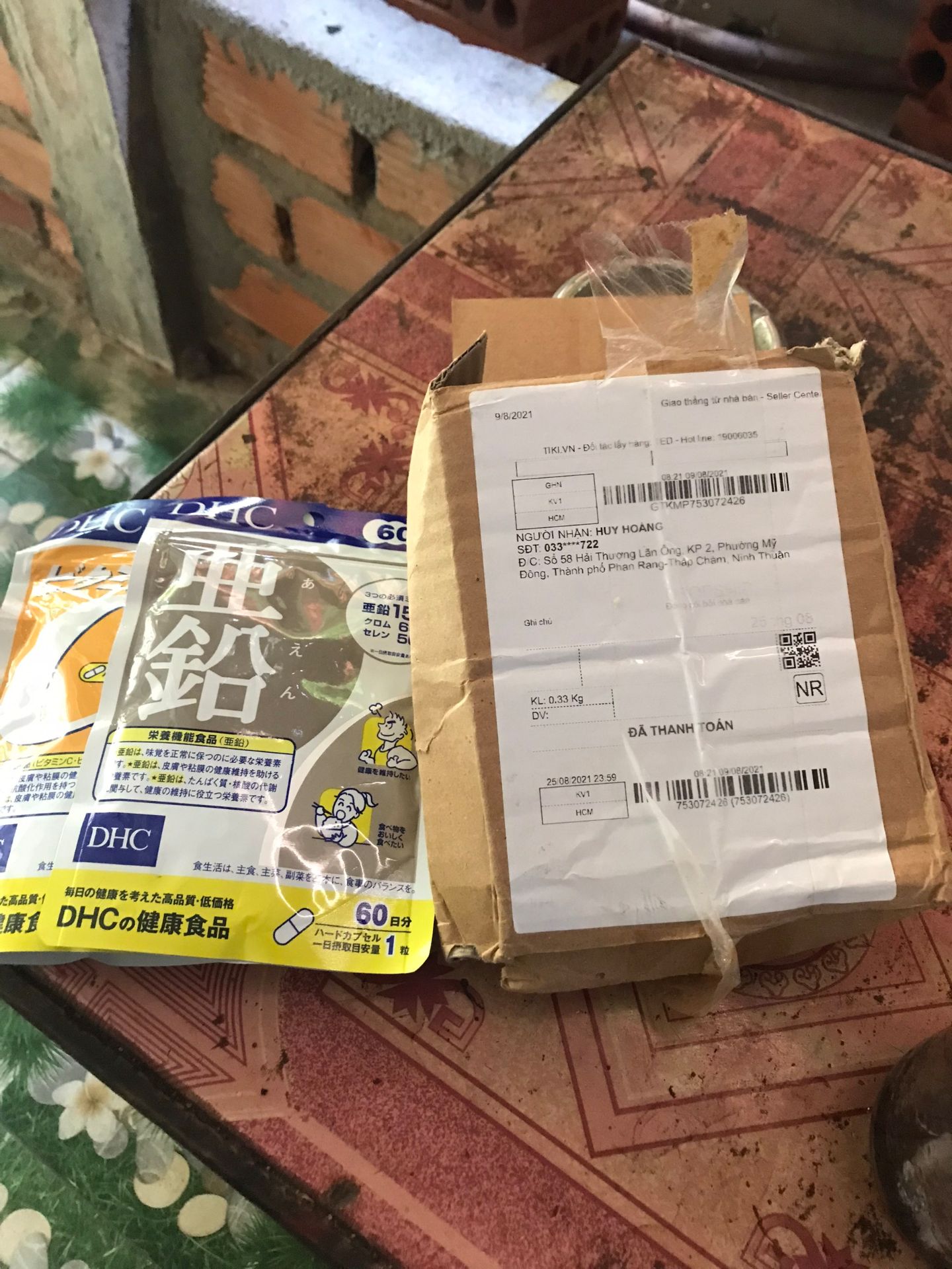 Đóng gói chuẩn.
MN sử dụng nên uống nhiều nước sẽ tốt và thấy kết quả nhanh hơn.
Điểm liệt là lên đơn ngày 7/8, tới ngày 17/8 mới giao. Trong khi những đơn khác cùng ngày đã giao rất lâu Đóng gói chuẩn.
MN sử dụng nên uống nhiều nước sẽ tốt và thấy kết quả nhanh hơn.
Điểm liệt là lên đơn ngày 7/8, tới ngày 17/8 mới giao. Trong khi những đơn khác cùng ngày đã giao rất lâu