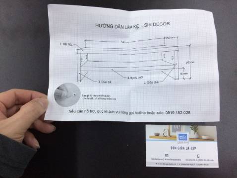 Sản phẩm tốt, đúng như mô tả và hình chụp. Chất liệu gỗ và bề mặt ổn, cảm giác chắc chắn, đóng gói cẩn thận. Khá ưng ý với mức giá tầm 300k, xứng đáng 5 sao.
Góp ý nhỏ là tờ hướng dẫn còn sơ sài, nên viết chi tiết hơn. Người thường không phải dân chuyên đồ gỗ thì phải lên mò 1 hồi mới hiểu các con ốc cam lắp thế nào. Sản phẩm tốt, đúng như mô tả và hình chụp. Chất liệu gỗ và bề mặt ổn, cảm giác chắc chắn, đóng gói cẩn thận. Khá ưng ý với mức giá tầm 300k, xứng đáng 5 sao.
Góp ý nhỏ là tờ hướng dẫn còn sơ sài, nên viết chi tiết hơn. Người thường không phải dân chuyên đồ gỗ thì phải lên mò 1 hồi mới hiểu các con ốc cam lắp thế nào.