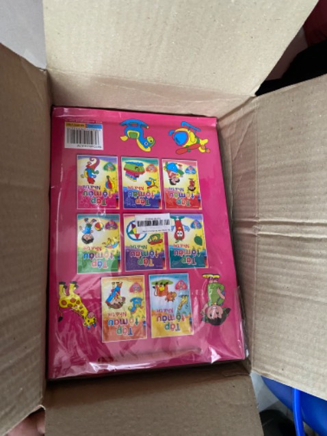 Giá cả hợp lí, cuốn tập vừa với bé, hài lòng cực kì