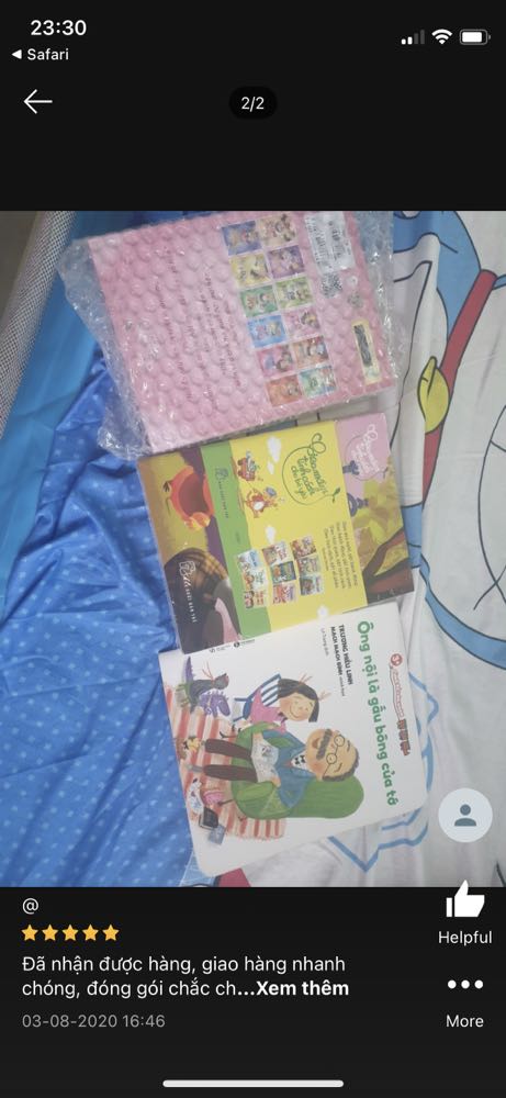 Hàng đẹp, giao hàng nhanh, đóng gói chắc chắn! Sách rất ý nghĩa, giáo dục con trẻ rất tốt! Nên mua nha mọi người!