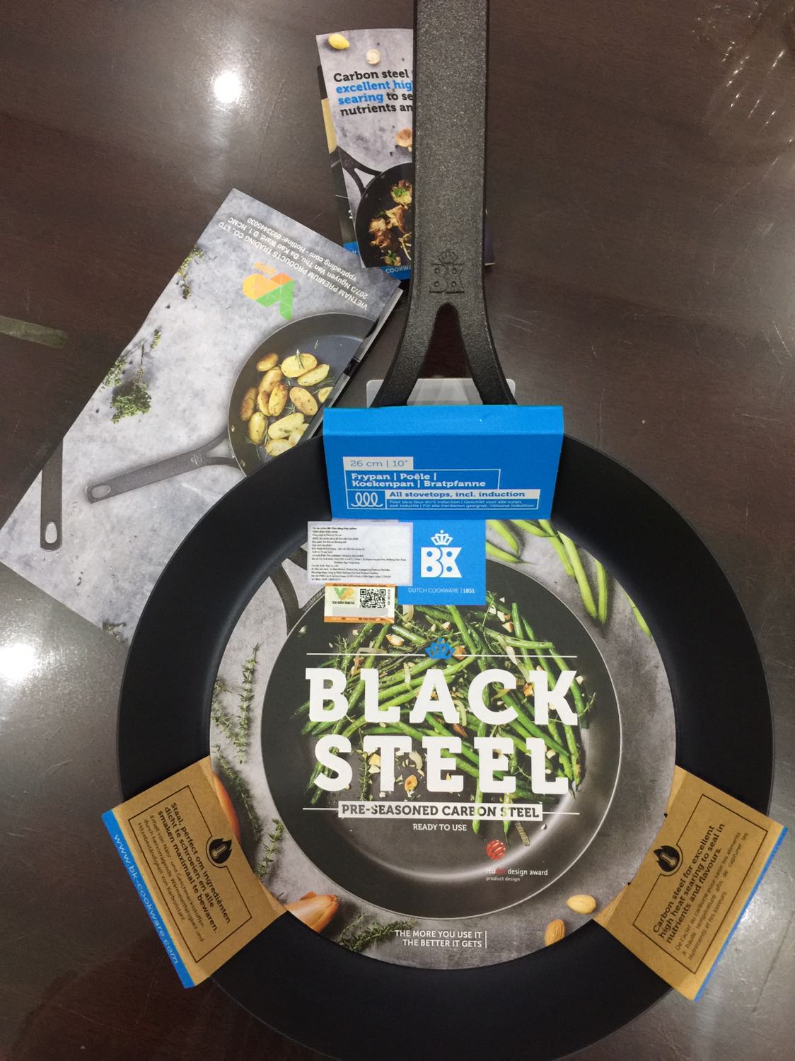 Chảo chưa thấy vấn đề j, nhưng sản xuất và xuất xứ TQ chứ ko phải Hà Lan, đề nghị cập nhật lại thông tin sản phẩm