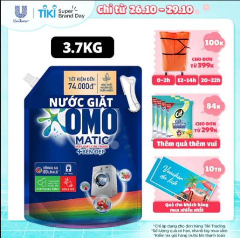 omo thì chắc ai cũng biết rồi, nên mình viết đánh giá nhầm mục đích lấy xu :). Công nghệ giặt tẩy ưu việt của OMO khiến mọi gia đình yên tâm tuyệt đối để tự do khám phá và lấm bẩn, mọi vết bẩn cứng đầu đã có OMO lo liệu