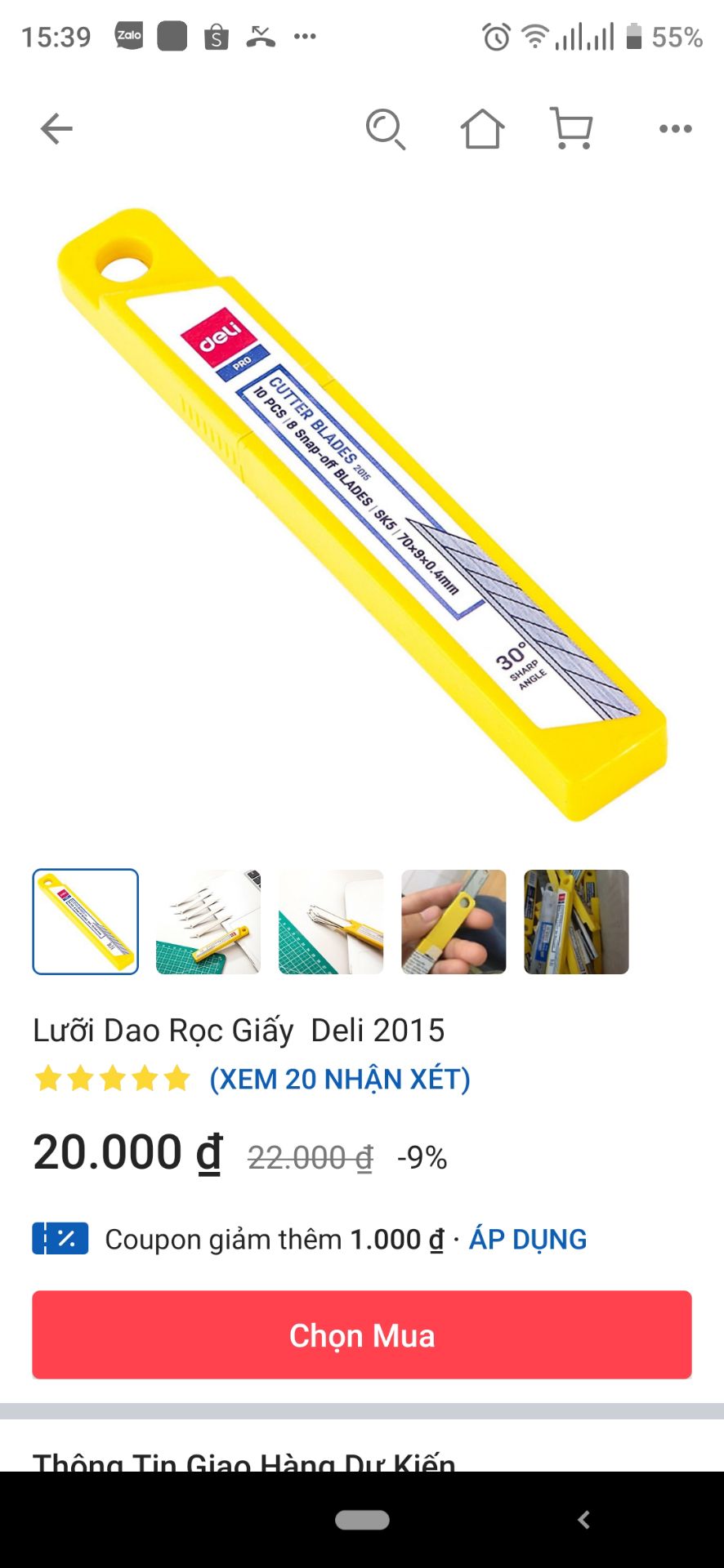 giao hàng không đúng sản phẩm đã mô tả. 
mô tả là loại giao góc nhọn 30° mà giao lại giao loại giao góc tù.
