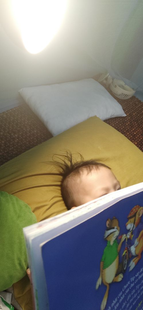 rất hài lòng, con trai mình có đèn mới nên thích quá, học được 1 mớ bài tập. Con trai út cũng thích, lôi cả lên giường nằm đọc sách