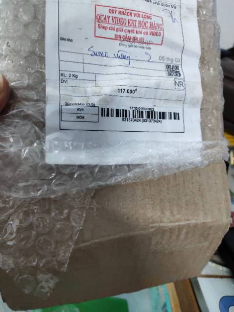 Hàng đóng gói rất cẩn thận. Nhãn mác đầy đủ.  Còn chất lượng để sử dụng rồi đánh giá tiếp.