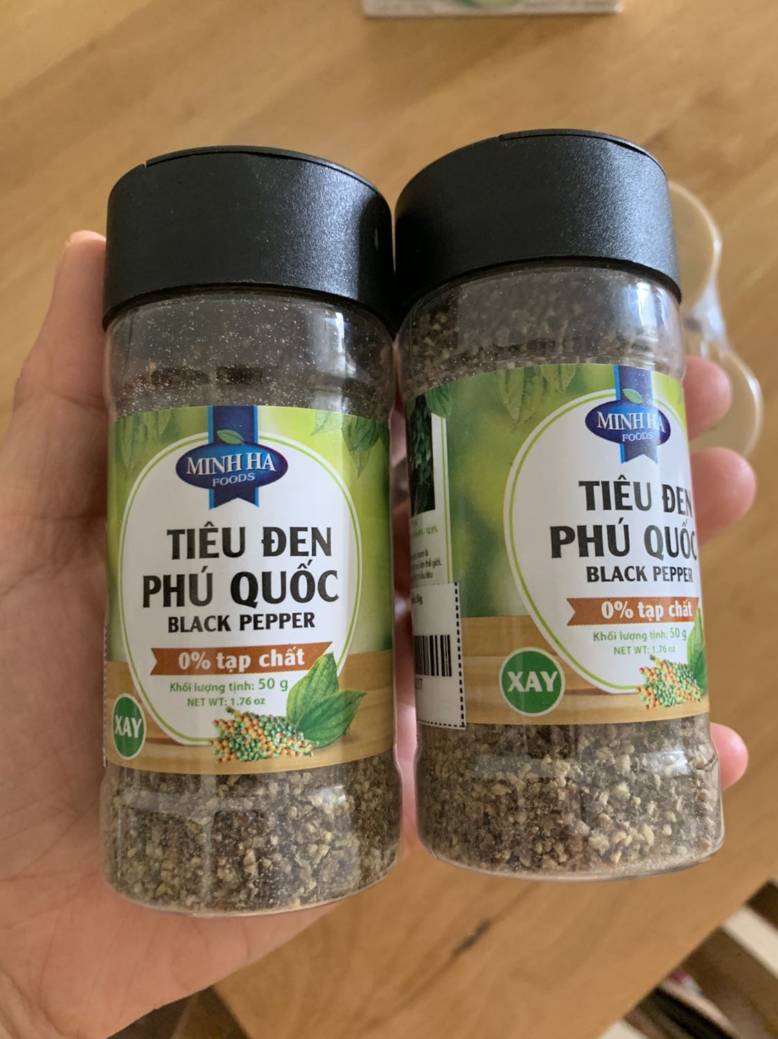 tiêu thơm ngon date spham xa nha, shop đóng gói cẩn thận hihi