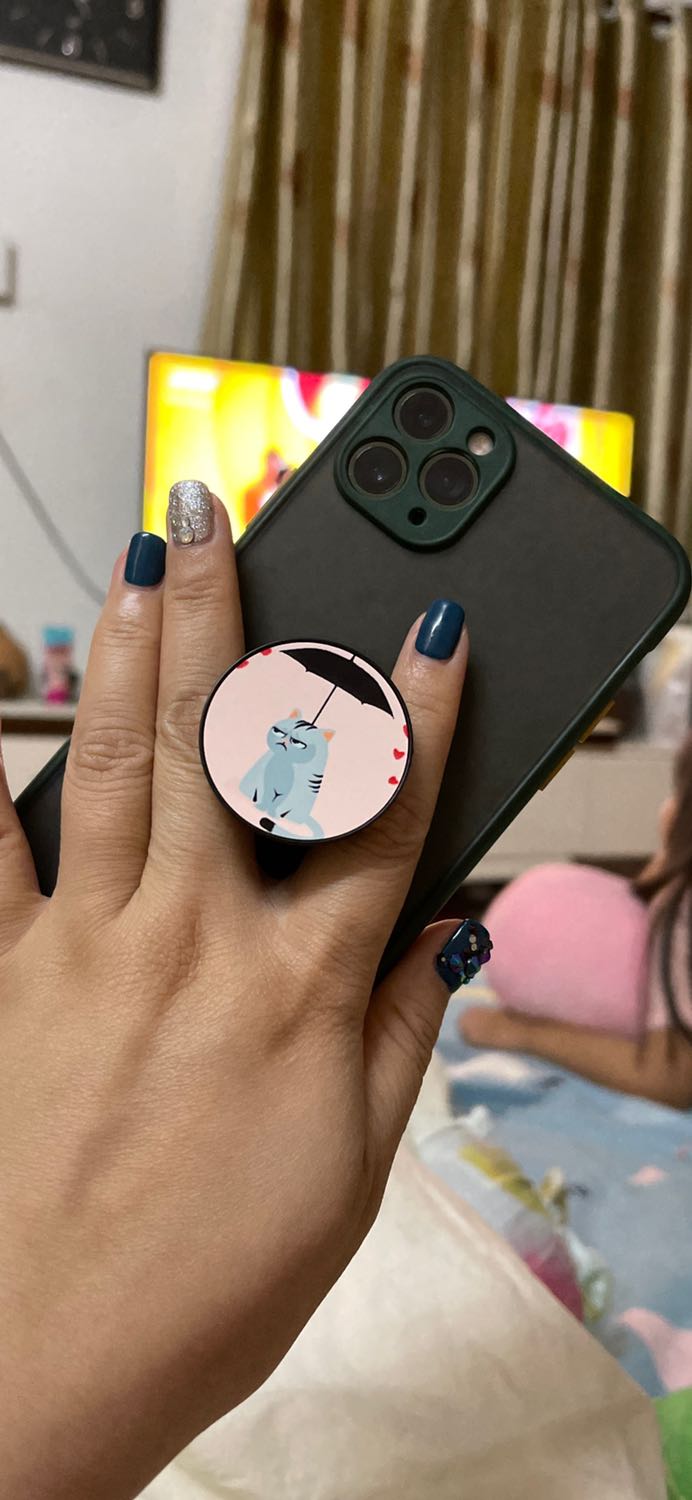 Lần đầu sử dụng sản phẩm này, thấy cũng vui, ko bị đt rớt đập dô mặt nữa ???. Dễ thương ghê