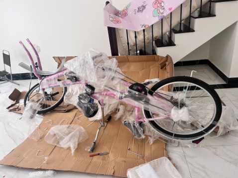 Đóng gói cẩn thận, xe đẹp