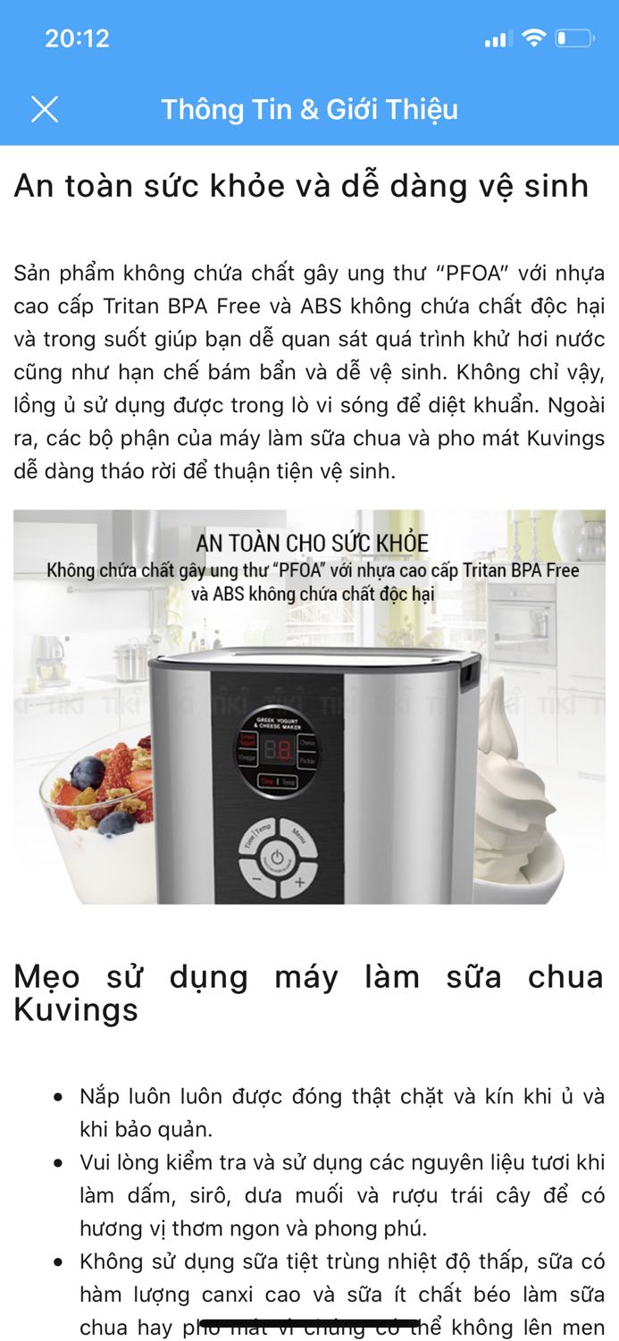 Tại sao tiki giới thiệu lồng ủ dùng được trong lì vi sóng để diệt khuẩn, nhưng sau khi tôi cho lồng ủ vào diẹt khuẩn thì kết quả là đáy lồng ủ teo nhựa lại. Vậy sao giij là lồng ủ bằng nhựa titan cao cấp Tại sao tiki giới thiệu lồng ủ dùng được trong lì vi sóng để diệt khuẩn, nhưng sau khi tôi cho lồng ủ vào diẹt khuẩn thì kết quả là đáy lồng ủ teo nhựa lại. Vậy sao giij là lồng ủ bằng nhựa titan cao cấp