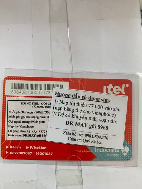 Giao nhanh, sim rẻ, dùng ok.