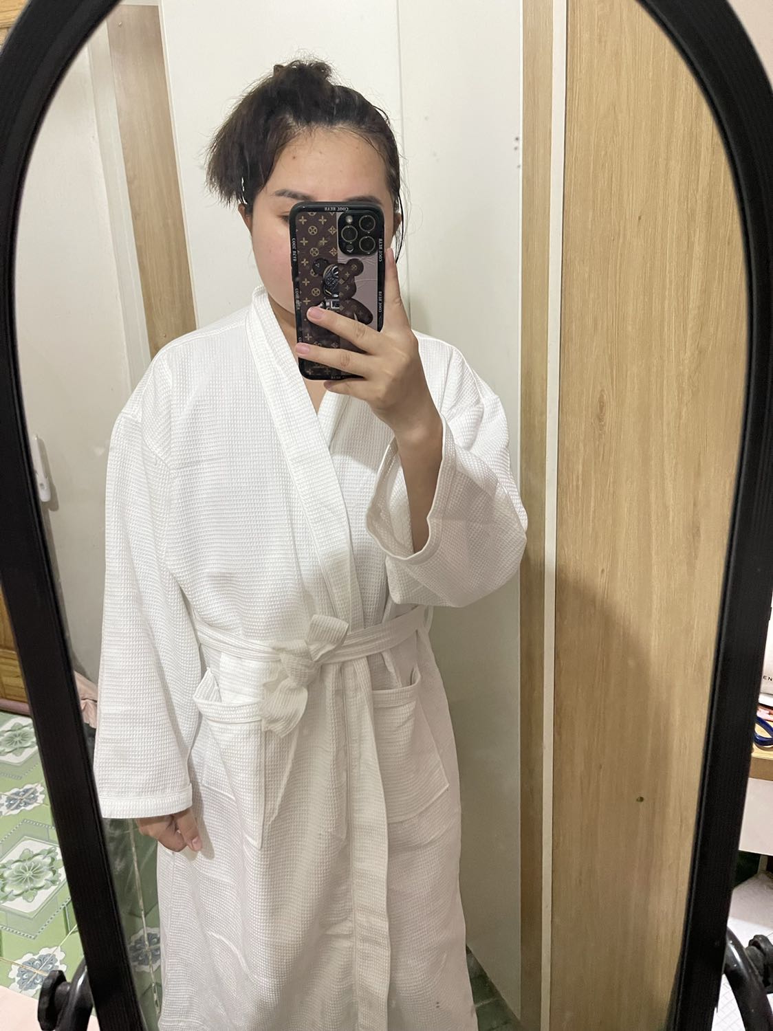 Áo choàng xịn xò *** , chất liệu mềm mại mặc thích cứ ngỡ như đi ở ks ý đẹp lắm