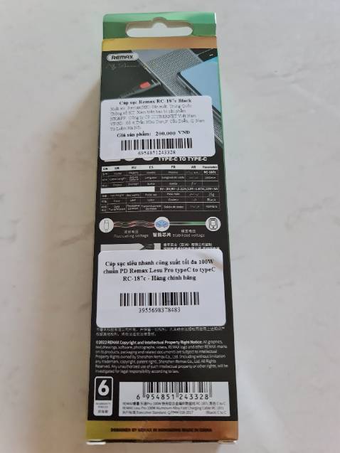 Giao hàng nhanh, đóng gói kỹ, vỏ cáp bằng vải, không bị rối, rât hài lòng