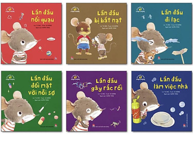 Bộ này có 6 cuốn, khá là dễ thương, đúng y như tên gọi, giúp bé đỡ bỡ ngỡ với những lần đầu va chạm với thế giới. 
Sách đọc bọc cẩn thận
Giao hàng đúng hẹn