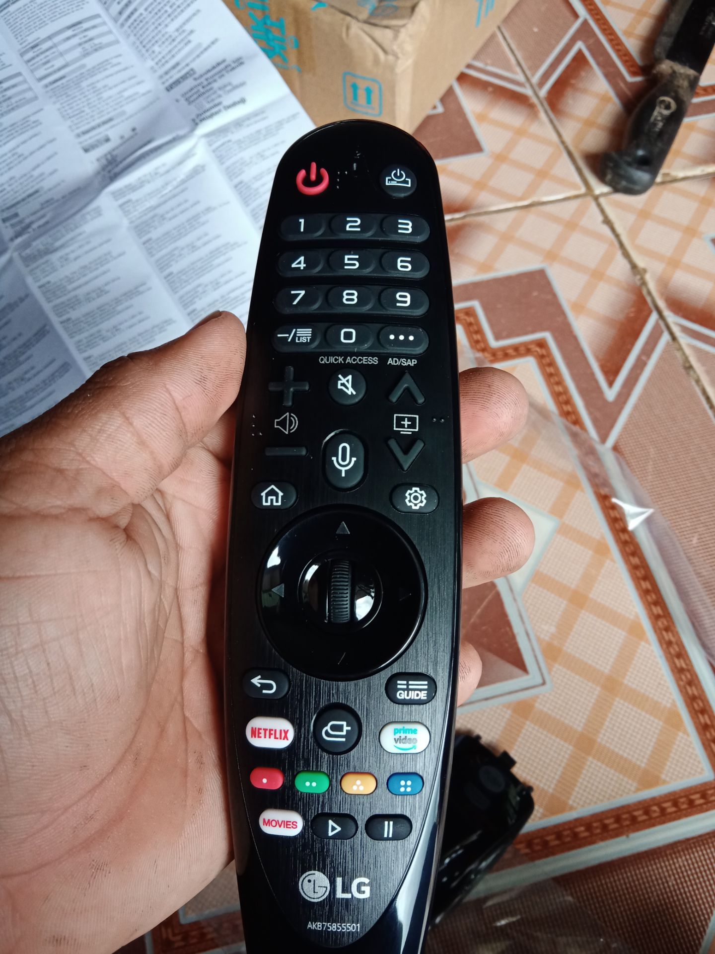 đã nhận được hàng