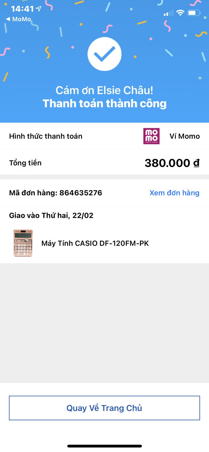 Mình order máy tính casio mày hồng nhưng nhà sách giao hàng màu đen, đã phản hồi và gọi phone cho bạn xác nhận đơn hàng trước kgi giao, để được hỗ trợ đổi hàng nhưng bên đó vẫn chưa trả lời!!!