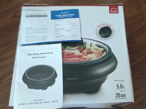 Ngon nha shop, Hàng chính hãng, shop đóng gói cẩn thận, có phiếu bảo hành và hướng dẫn sử dụng đi kèm. Nồi nấu nhanh sôi. Gia đình tầm 4-5 người ăn là phù hợp nhé! giá cạnh tranh hơn shop khác nha;;