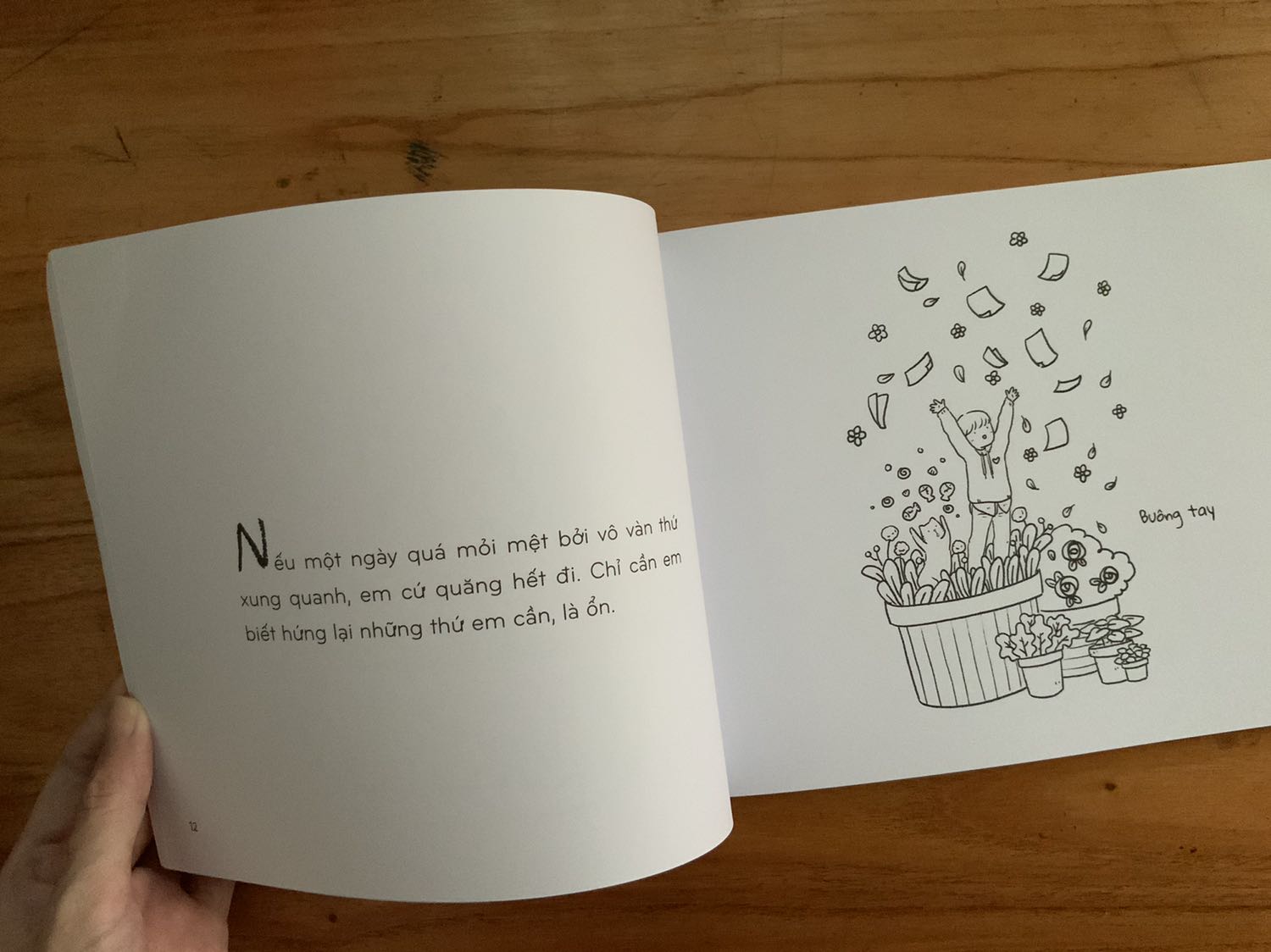 Sách hơi bụi và bẩn ạ 🥲 Nội dung sách dễ thương, có nhiều câu động viên an ủii nhẹ nhàng vừa đọc vừa tô màu cho giải toả stress.