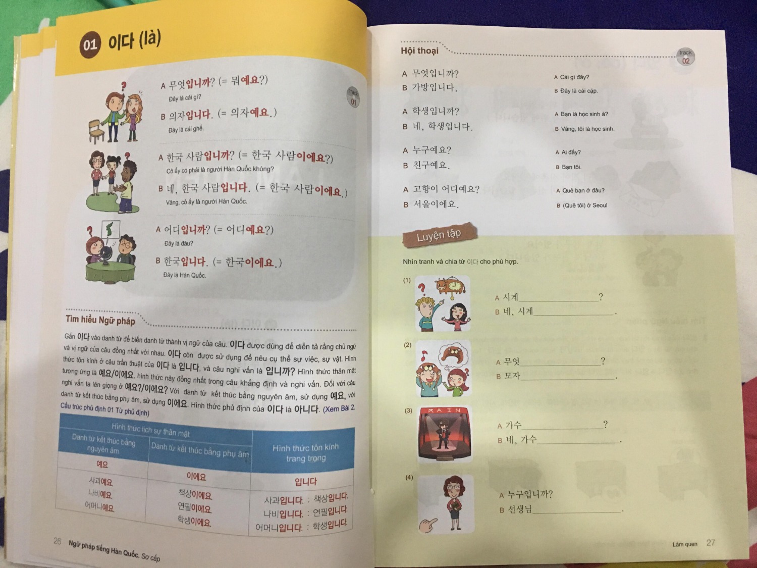 Mình đặt mua sách trưa thứ 6 thì chiều chủ nhật là nhận được. Ngay đợt giảm giá nên nguyên combo có 171k, khá rẻ so với giá gốc. 2 quyển ngữ pháp in ấn rất đẹp, có nhiều hình ảnh màu sắc nên rất thu hút, nội dung chi tiết, chia ra từng mục và các cách sử dụng khác nhau của cấu trúc ngữ pháp tiếng hàn. Sách được cải thiện dán chắc chắn chứ không bị bung keo như những đợt trước. Phiên bản gốc tiếng anh của sách này cũng khá nổi tiếng đối với các bạn nước ngoài nên mình rất tin tưởng vào chất lượng sách. Vì sách chuyên về ngữ pháp nên học sẽ hơi nặng cho những bạn mới bắt đầu biết về tiếng hàn như mình, nhưng nếu cố gắng kiên trì theo và nắm được các bài học trong 2 quyển này thì sẽ giỏi dù không đến học ở trung tâm. Quyển tự học mình thấy không hay lắm nhưng được tặng kèm nên có để tham khảo cũng tốt. Nếu có điều kiện thì nên đầu tư thêm bộ học tiếng hàn thật là đơn giản của Seung-eun Oh, rất hay và dễ học.