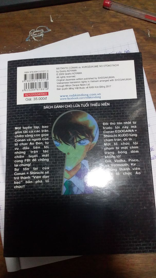 truyện hay, kịch tính. Chất lượng giấy tốt. Giao hàng nhanh, thân thiện. Đánh giá 5 sao ☆☆☆☆☆