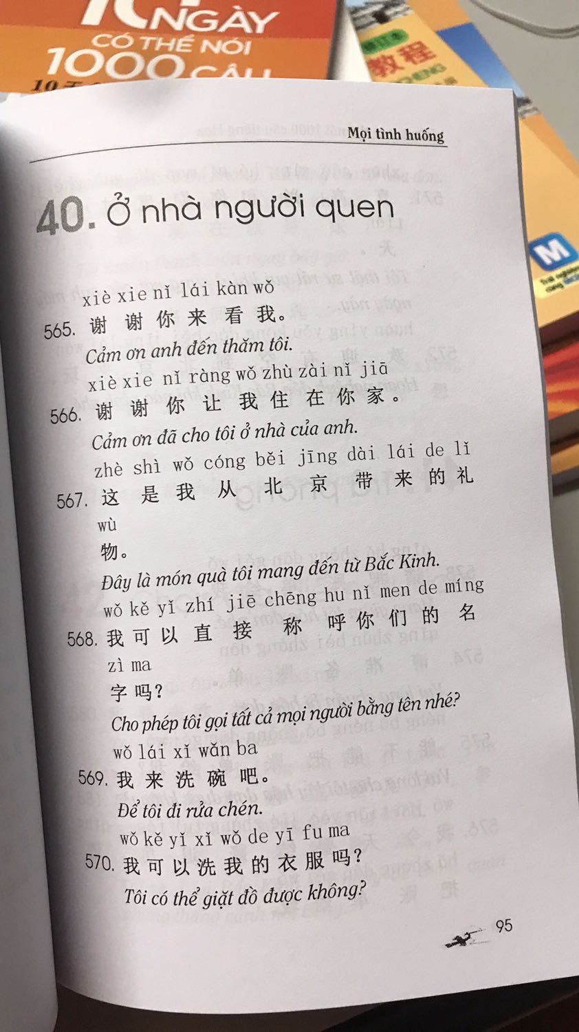 Bổ sung vào kiến thức cơ bản những câu người Trung Quốc hay dùng trong các hình huống hàng ngày