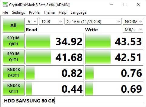 Sản phẩm đóng gói cẩn thận, rất đẹp, nguyên hộp.
Hàng đẹp, kèm theo đầy đủ cáp USB 3.0 và nguồn cấp.
Dễ sử dụng: tháo nắp đơn giản, cắm vào là chạy;
Đã kiểm tra bằng phần mềm CrystalDiskMark 7 và 8 Beta2 thấy chạy tốt, êm, thoát nhiệt tốt. Sản phẩm đóng gói cẩn thận, rất đẹp, nguyên hộp.
Hàng đẹp, kèm theo đầy đủ cáp USB 3.0 và nguồn cấp.
Dễ sử dụng: tháo nắp đơn giản, cắm vào là chạy;
Đã kiểm tra bằng phần mềm CrystalDiskMark 7 và 8 Beta2 thấy chạy tốt, êm, thoát nhiệt tốt.