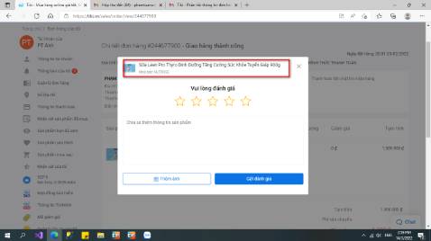 - Mua đơn Sữa Lean Pro Thyro Dinh Dưỡng Tăng Cường Sức Khỏe Tuyến Giáp 900g Giá trị 1Tr3
- Shop lại gửi 2 hộp Lean Max 400g Giá trị 520k
- Chát nhắn tin hỗ trợ thì bảo phụ thuộc vào Tiki shop không làm khác được