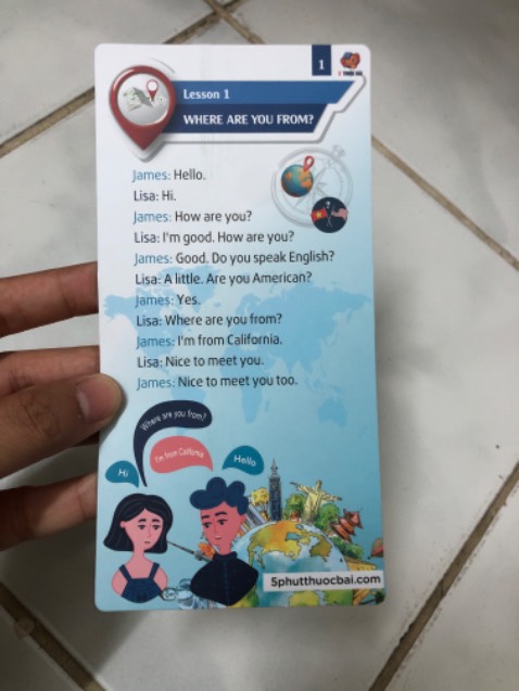 Flashcard 100 đoạn hội thoại căn bản rất hay, cảm ơn Tâm Trí Lực, dễ học dễ áp dụng, 1 mặt tiếng Anh, 1 mặt tiếng Việt nên rất dễ hiểu 
ạ. Sẽ ủng hộ thêm nhiều lần ❤️ Chúc Tâm Trí Lực phát triển bền vững nhé ❤️