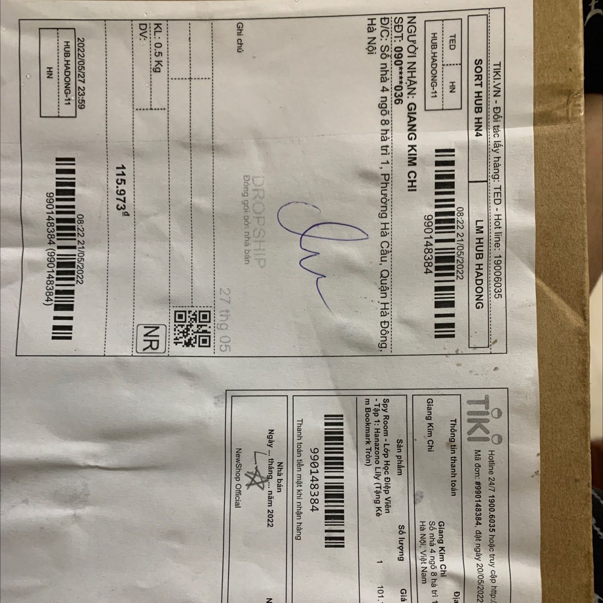 Giao sai sản phẩm ạ,hàng giao sai