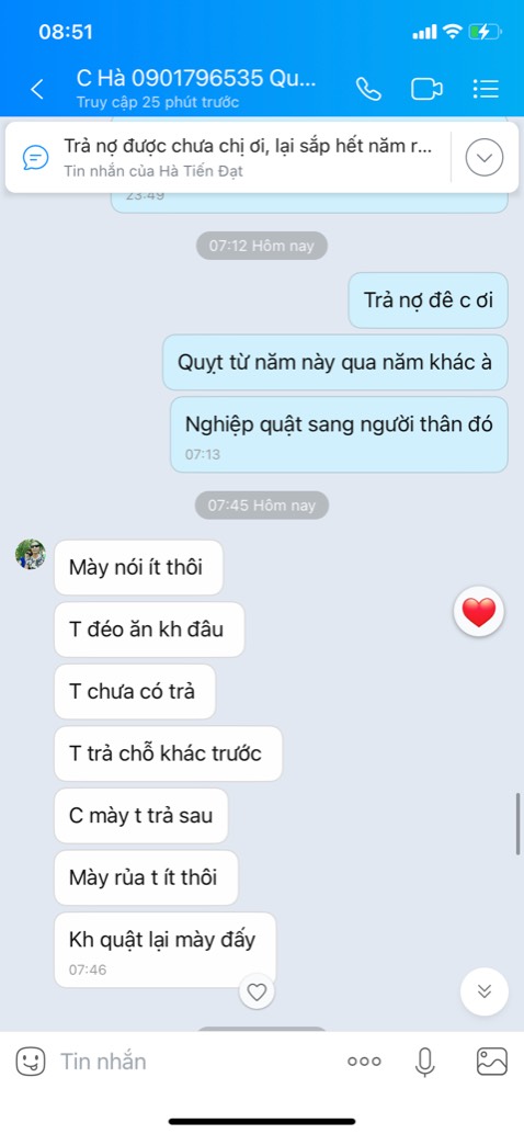 *** quỵt tiền C Hà Bán Bami +84 90 1796535