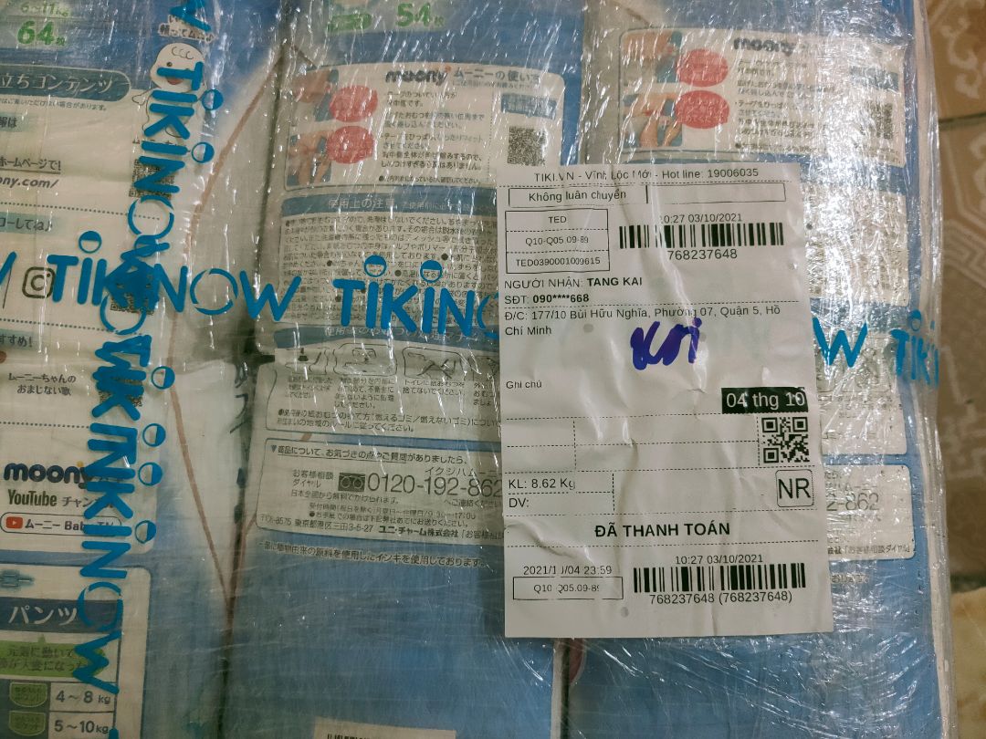 KHÔNG CÓ QUÀ TẶNG NHƯ QUẢNG CÁO.
Thời điểm đặt hàng có quảng cáo là tặng bộ bàn ghế xếp hình lego trị giá 600k j đó - cho đơn hàng trên 900k thì phải. Lúc nhận hàng chỉ có bỉm. Như Hình. Vui lòng giải thích.