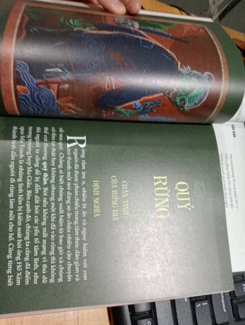 Mình là người thích những điều tâm linh, ma quỷ. Khi mua quyển này về mình rất mong chờ, đợt bán đầu tiên mình định mua rồi, nhưng loay hoay lại quên, giờ mới mua được.

Hình ảnh đẹp kinh khủng khiếp luôn ấy! Đúng chất Việt Nam luôn. Khi đọc mình còn bất ngờ về mình minh hoạ và chi tiết của nội dung. 

Nói chung là mê lắm! Thích cực!