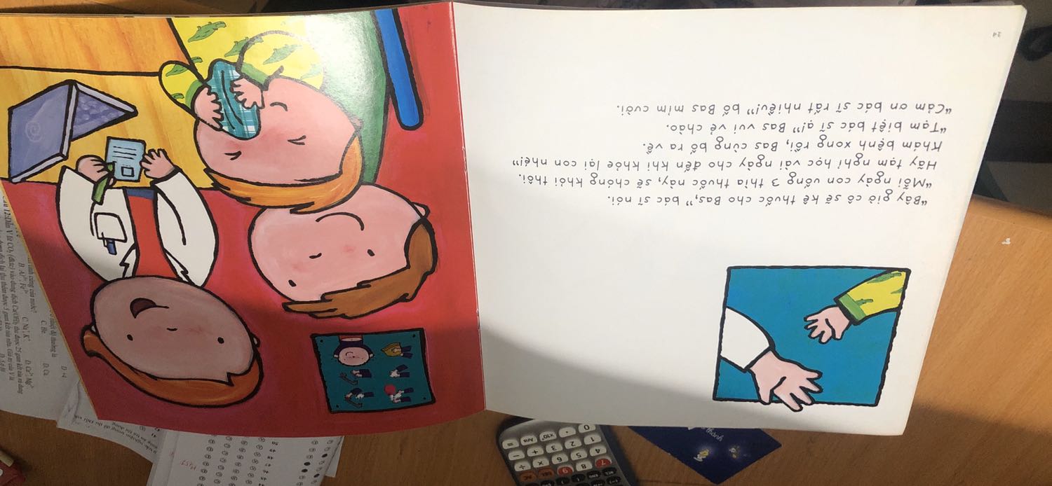 Sách to, đẹp, màu sắc bắt mắt, hình ảnh to dễ nhìn, bé nhà mình rất thích