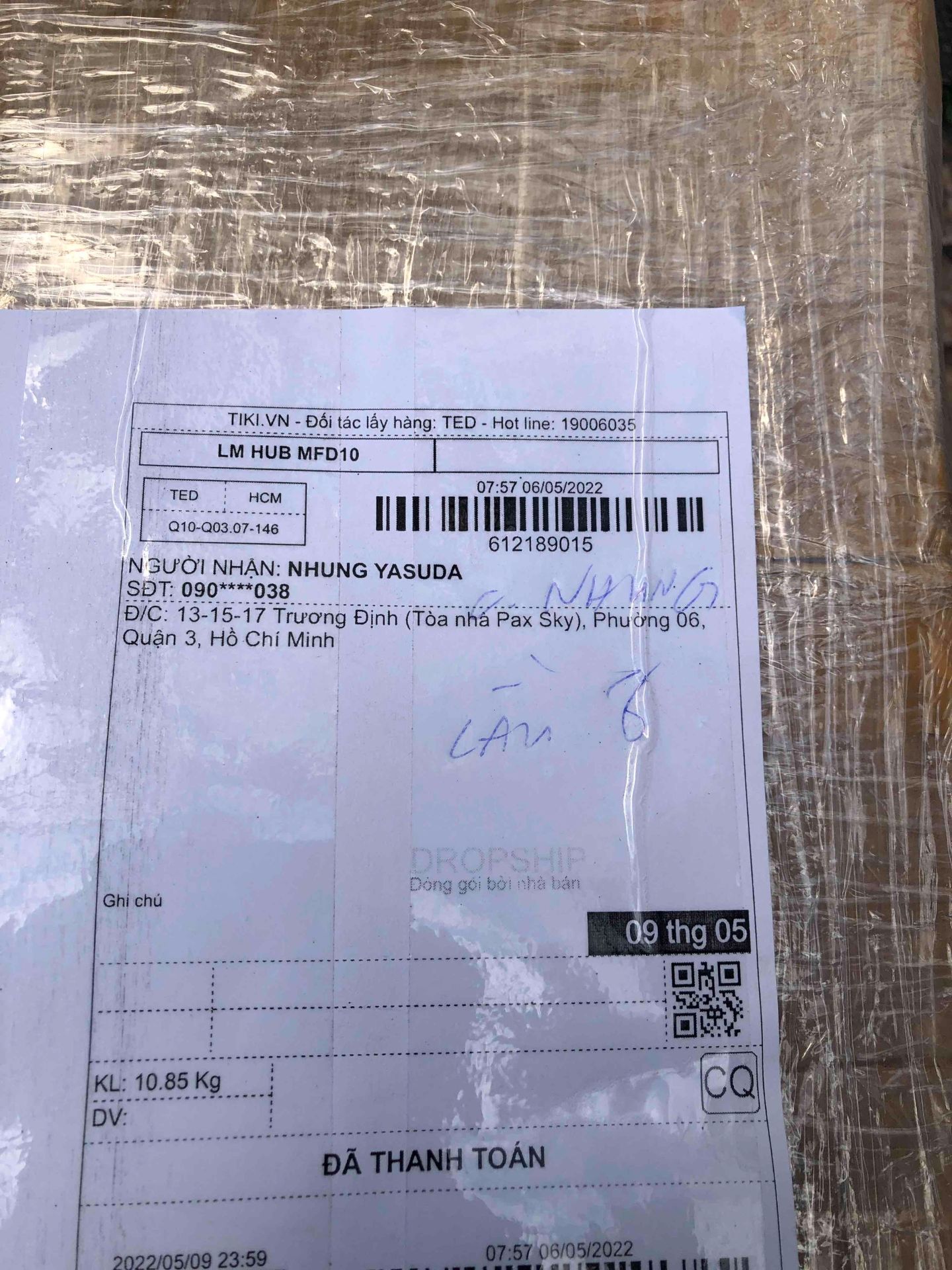 Giao hàng nhanh so với dự kiến, rất thích.
shipper vui vẻ, thân thiện và nhiệt tình Giao hàng nhanh so với dự kiến, rất thích.
shipper vui vẻ, thân thiện và nhiệt tình