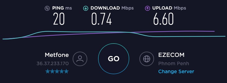 Mình thấy trong web quản lý nó bảo là kết nối 4G nhưng tốc độ download rất chậm so với upload. Mình không tìm thấy chỗ nào setup trong USB.
Thử trong nhà và ngoài đương đều như vậy. lấy sim này gắn vào điện thoại thì download gấp 20 lần